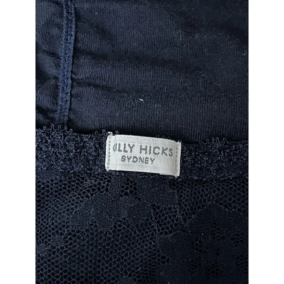 HOLLISTER Gilly Hicks womens  Sydney  Lace Bralette Black  Top Small Boho Modest - Picture 6 of 9